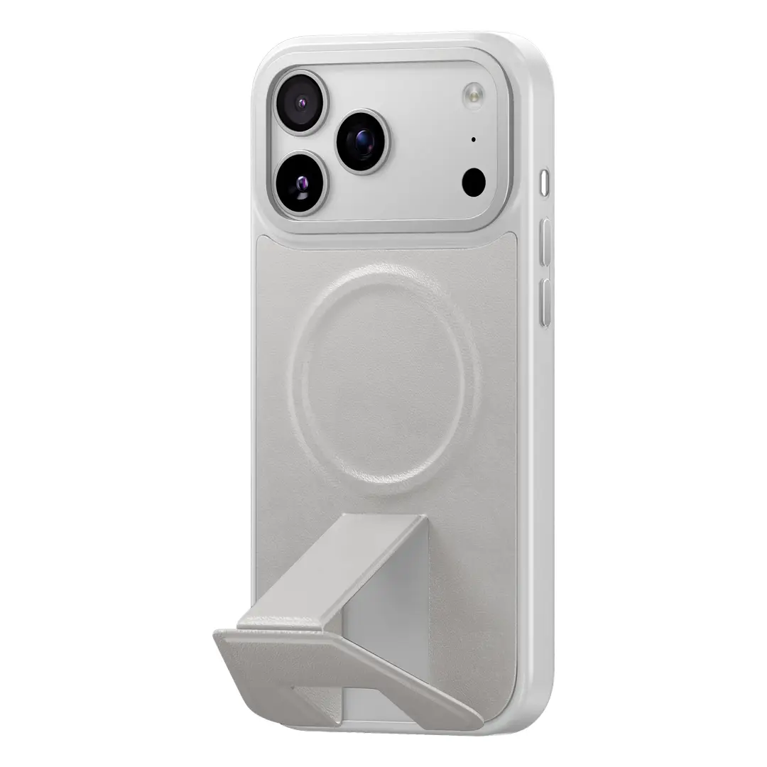 Levelo Arcen MagSafe PU Leather Case with Kickstand for iPhone 18 Pro / Pro Max (LVLARNPUC18PSL)