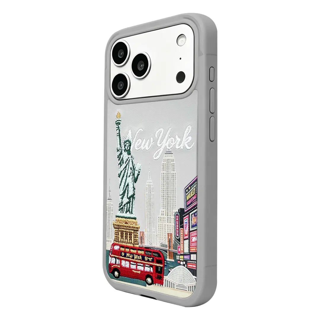 Levelo Vallo Heritage PU Leather Case for iPhone 18 Pro/Pro Max (LVLVLONYC18PWH)