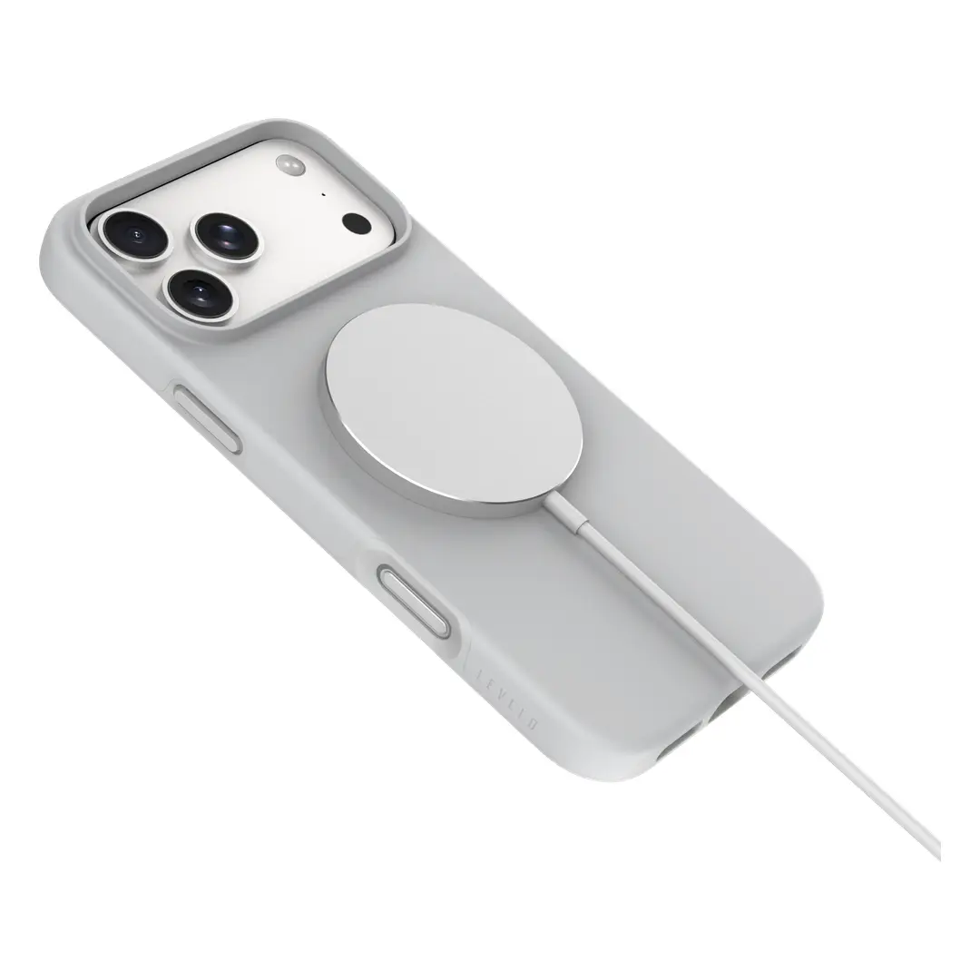 Levelo Dale MagSafe TPU+PC Solid Case for iPhone 18 Pro / Pro Max (LVLDLEMSC18PWH)