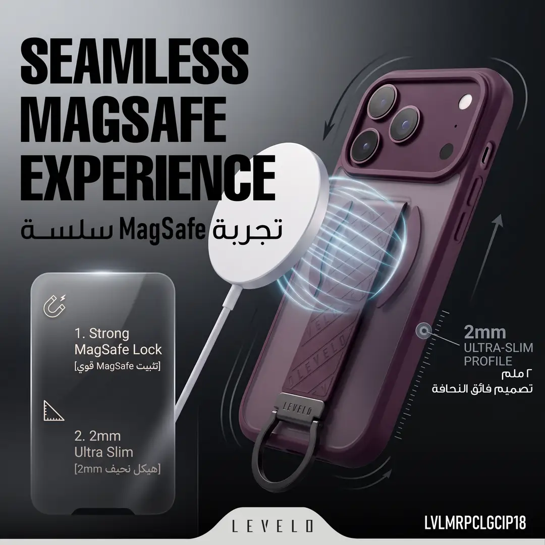 Levelo Morphix Clara MagSafe Case for iPhone 18 Pro / Pro Max (LVLMRPCLGCIP18PSL)