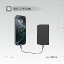Levelo Vermont Portable 3 in 1 Wallet Power Bank - Black