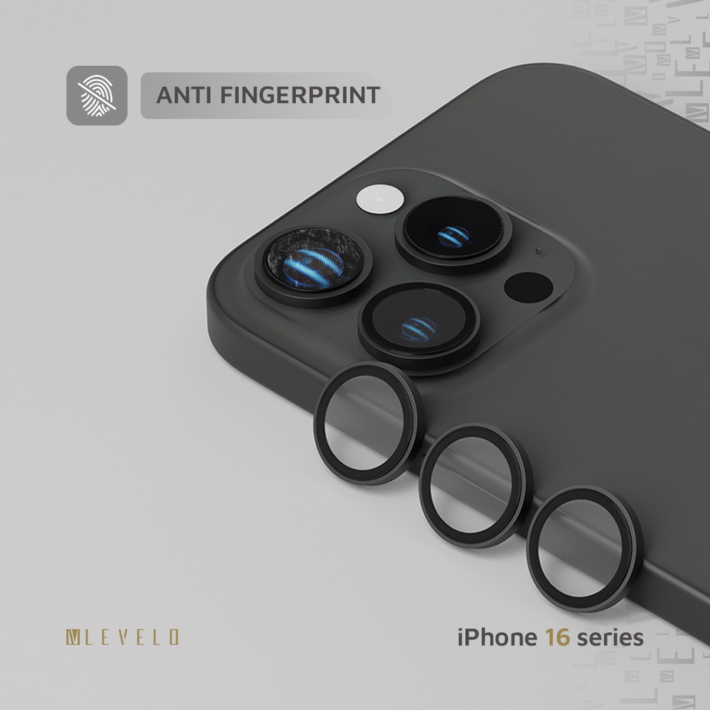 Levelo Trio Lens Protector For iPhone 16 Pro Max / Pro