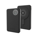 Levelo Marbella MagSafe Leather 10000mAh Power Bank - Dusk Black