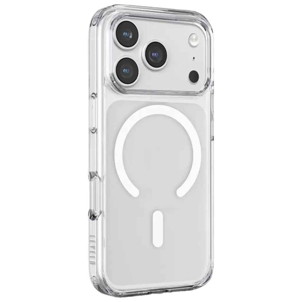 Levelo Clara MagSafe Clear Case for iPhone 17 Series - Transparent