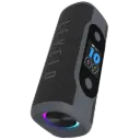 مكبر صوت محمول Levelo Bassbeat مع شاشة LED - أسود