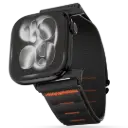 Levelo York Nylon Watch Strap - Black