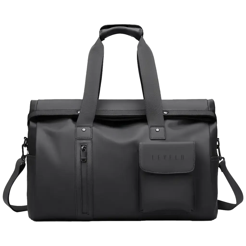 Levelo Monaco Travel Duffle Bag - Black