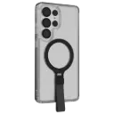 Levelo Spira MagSafe Clear Grip Case for S26 Ultra - Black