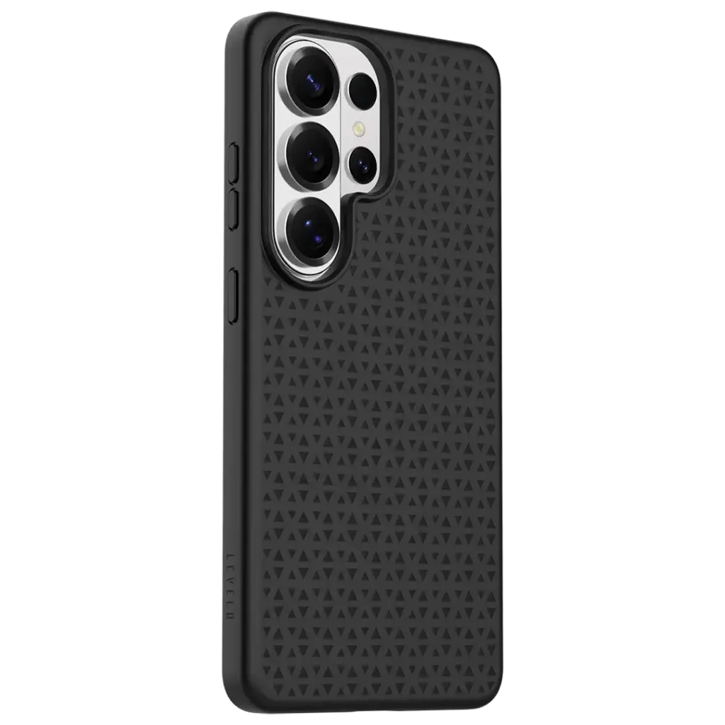 Levelo Fiora MagSafe Liquid Silicone Case for S26 Ultra - Black