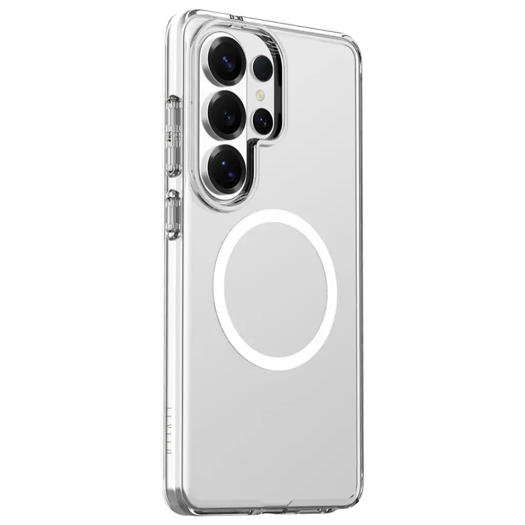 Levelo Allure MagSafe PC Hard Case for S26 Ultra - Transparent