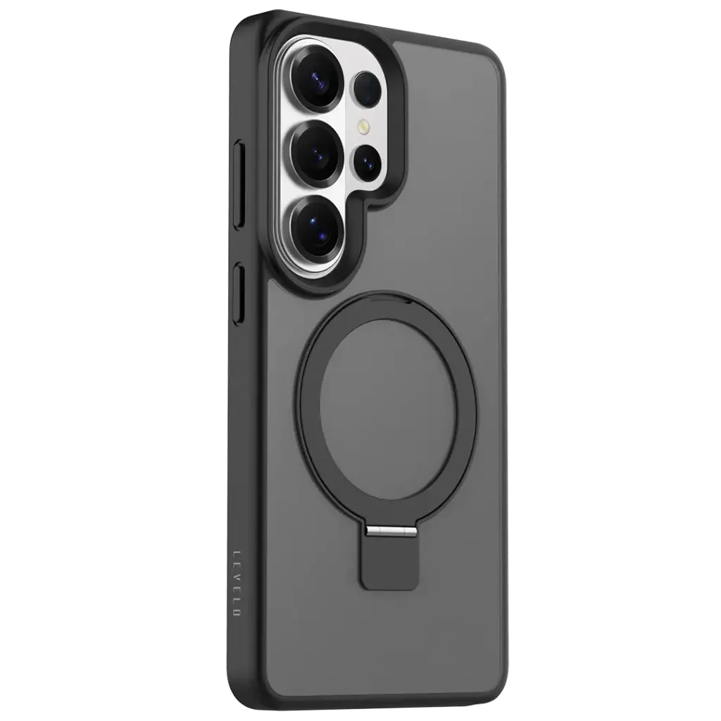 levelo Verona MagSafe Kickstand Hybrid Case for S26 Ultra