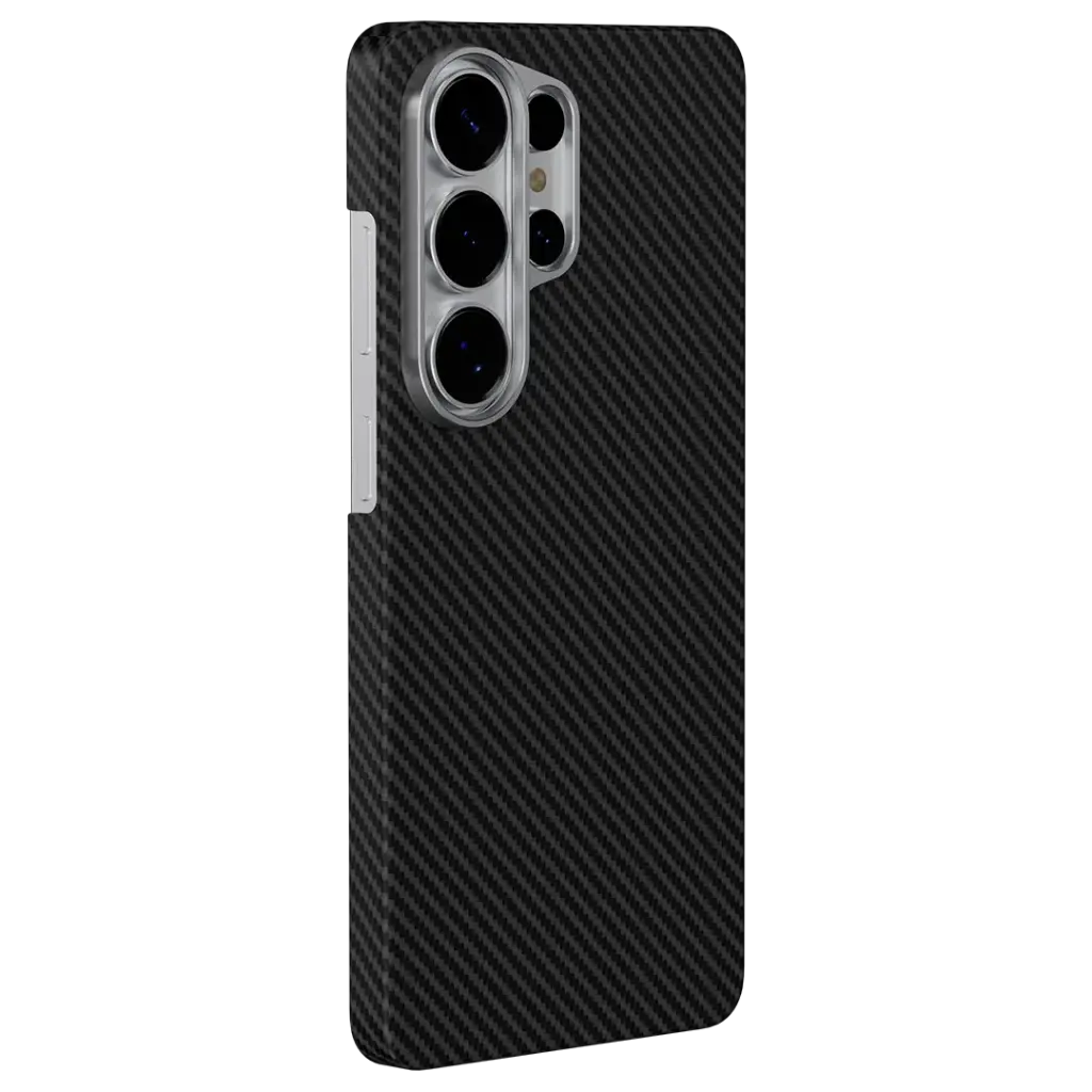 Levelo Sergei 1500D Aramid Fiber Case for S26 Ultra - Black