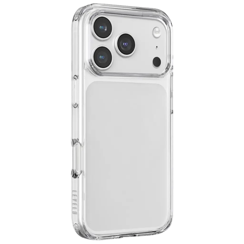 Levelo Clara Clear Case for iPhone 17 Series - Transparent