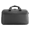 Levelo Melle Polyster Travel Duffle Bag With USB Charging Port - Black
