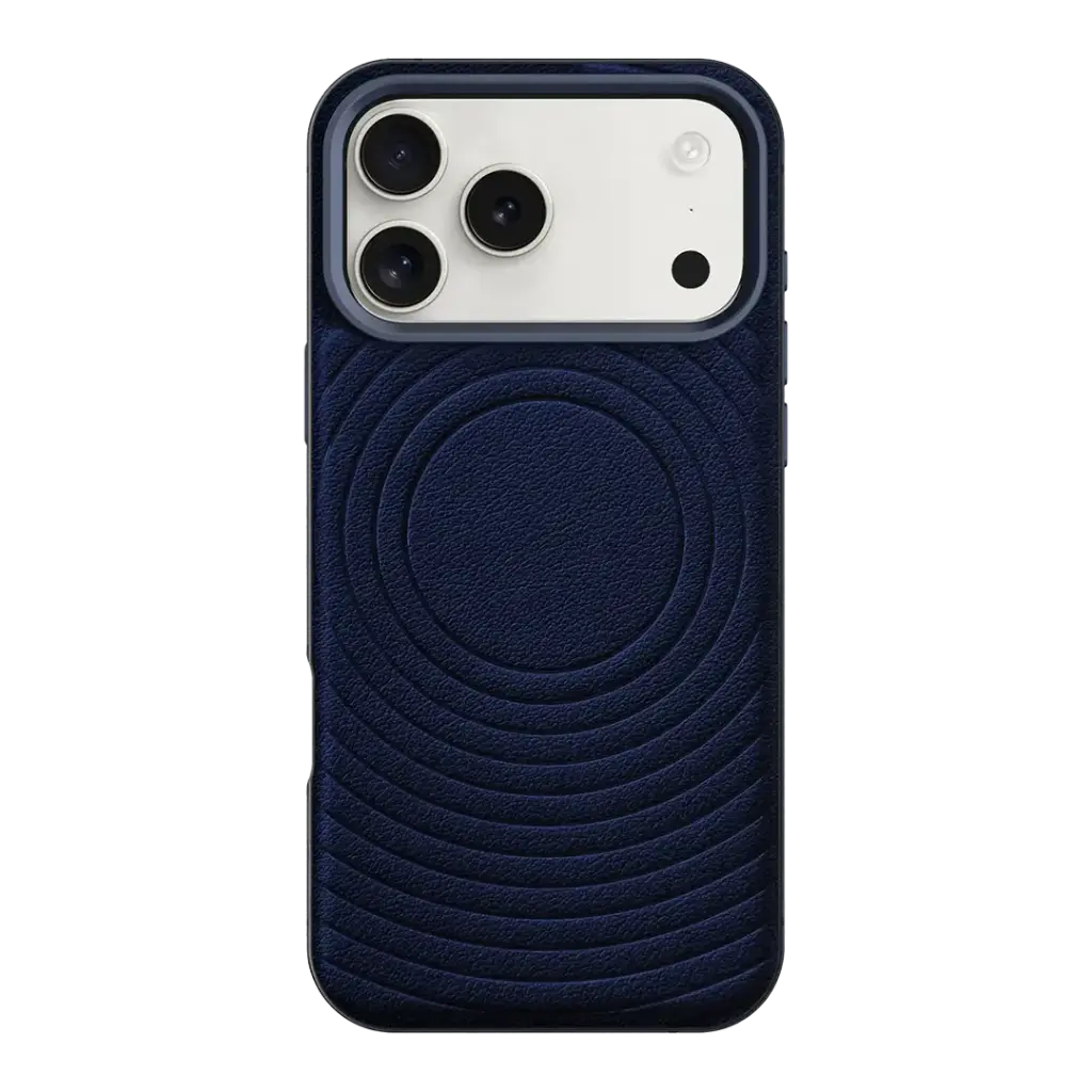 Levelo Spirale PU Leather Hybrid Case for iPhone 17 Pro Max