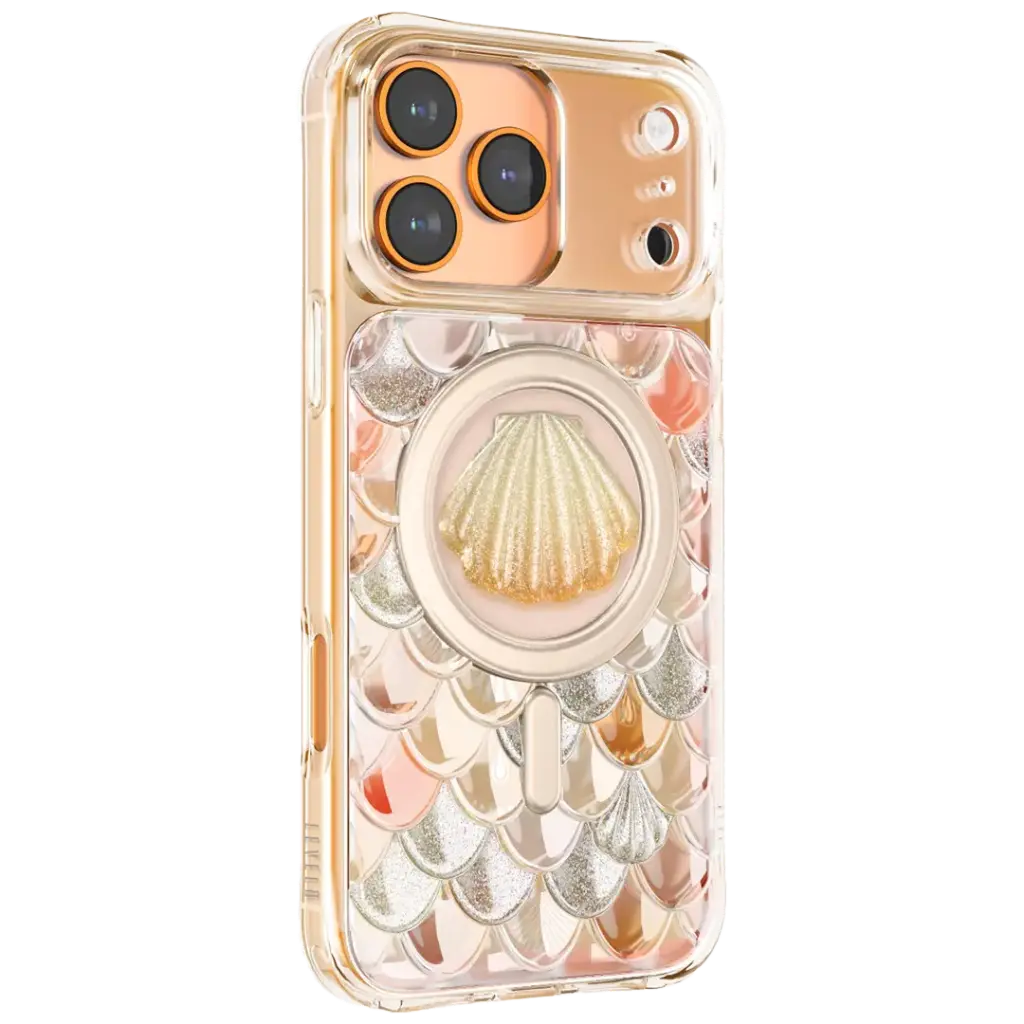 Levelo Pearl 3D Ocean Case for iPhone 17 Pro/Pro Max