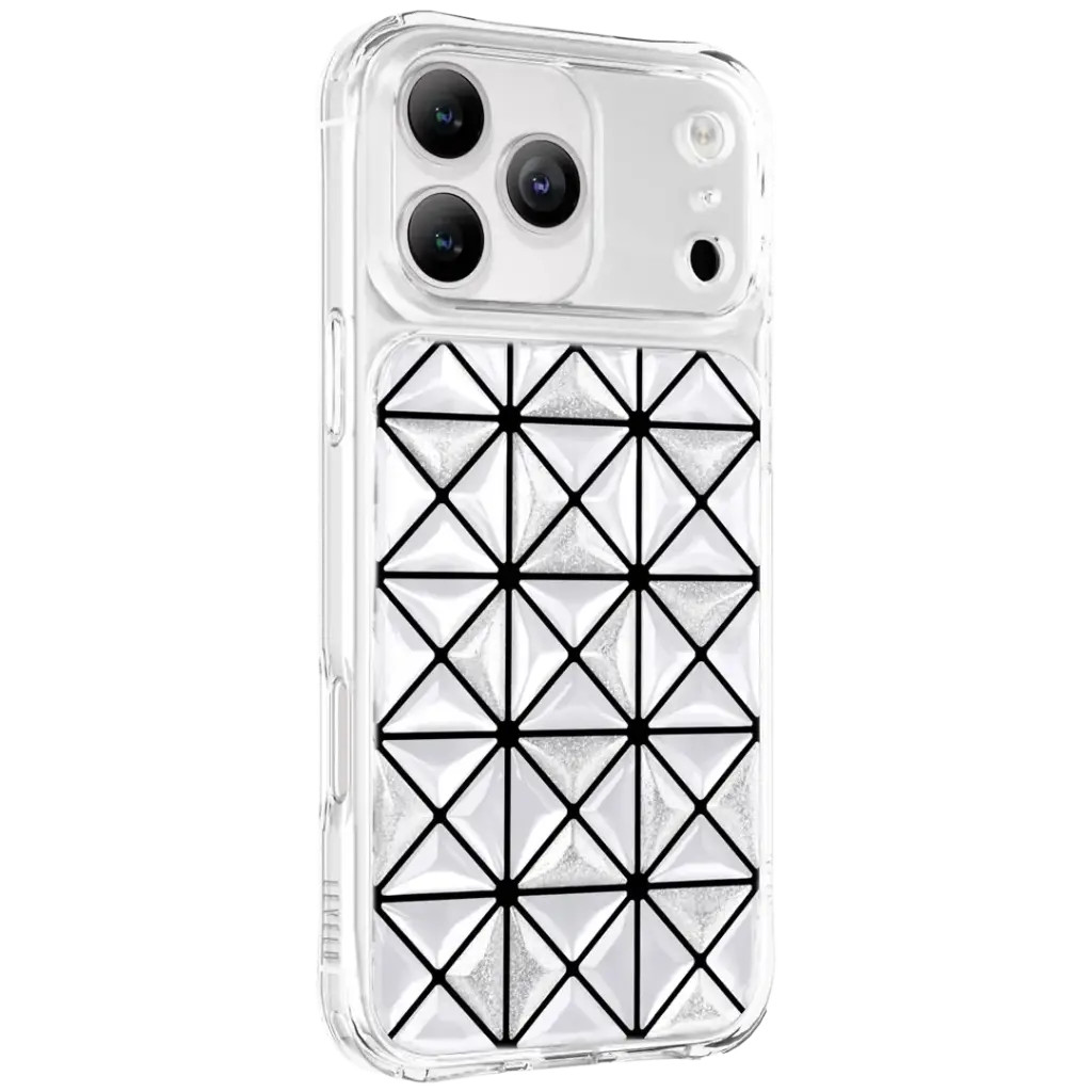 Levelo Hexa 3D Geometric Case for iPhone 17 Pro/Pro Max