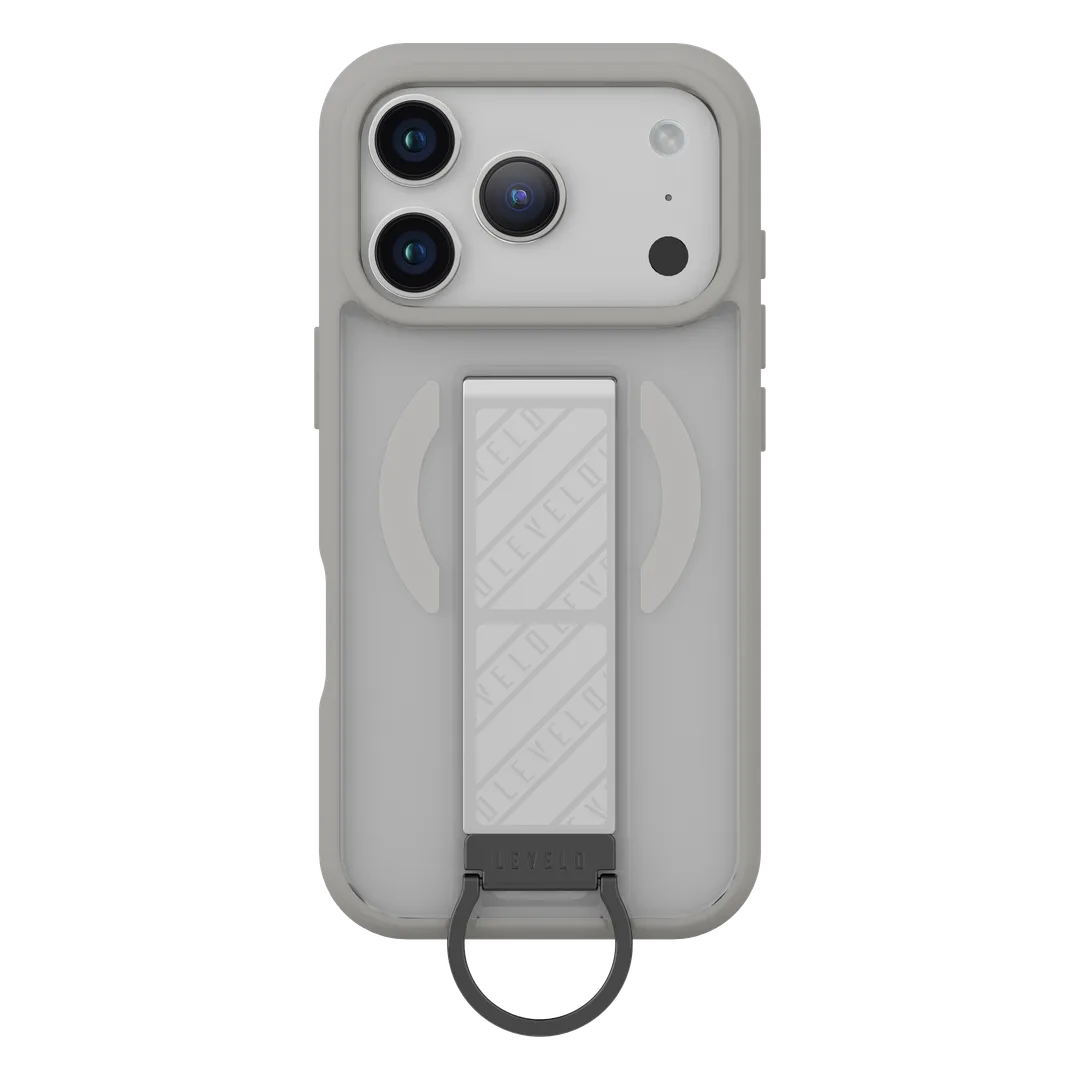 Levelo Morphix Clara MagSafe Case with D-Ring Stand & Grip for iPhone 18/17 Pro / Pro Max