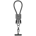 كابل لاصق من نوع Type-C إلى Lightning بقدرة 30W من Levelo Tugo - رمادي