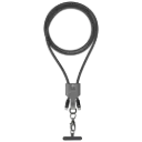 Levelo Tugo Type-C to Type-C 60W Lanyard Cable - Gray