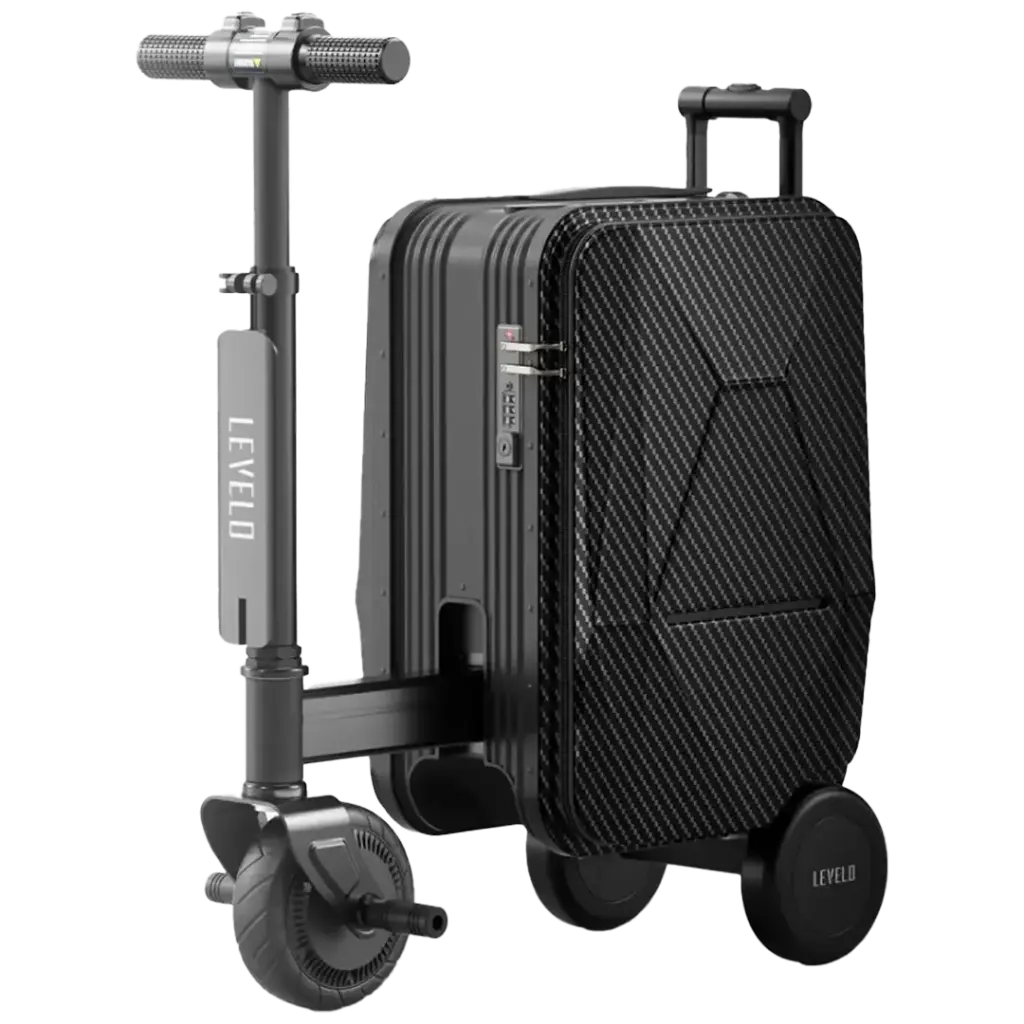 Levelo Spark-E Portable E-Scooter Luggage - Black