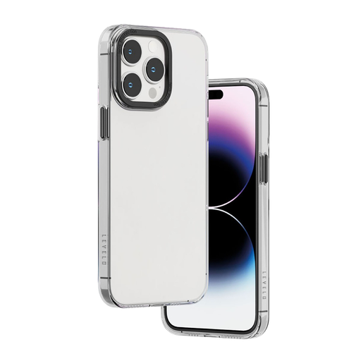 Sensa Clear Back Case (Clear/Grey, iPhone 14 Pro Max)