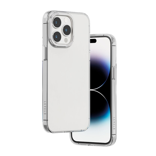 Sensa Clear Back Case (Clear/Silver, iphone 14 pro)