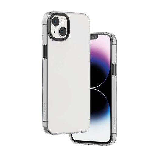 Sensa Clear Back Case (Clear/Grey, iphone 14 plus)
