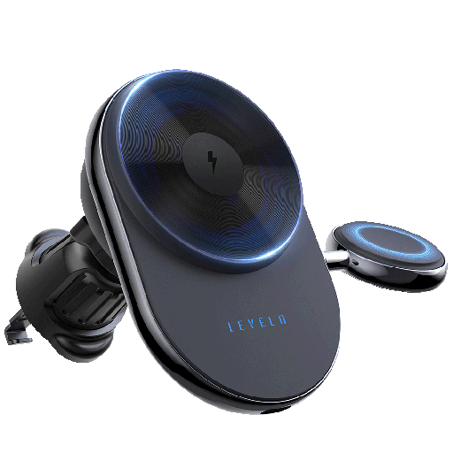 Levelo Siena 2 In 1 Wireless Car Charger