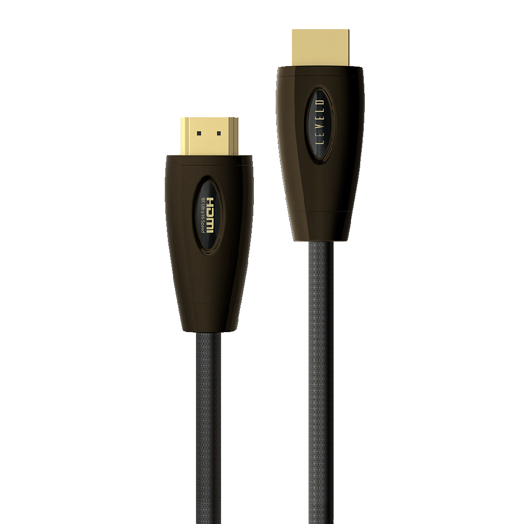 Levelo Zinc-Alloy Shell 8K60Hz HDMI Cable V2.1 2M - Black