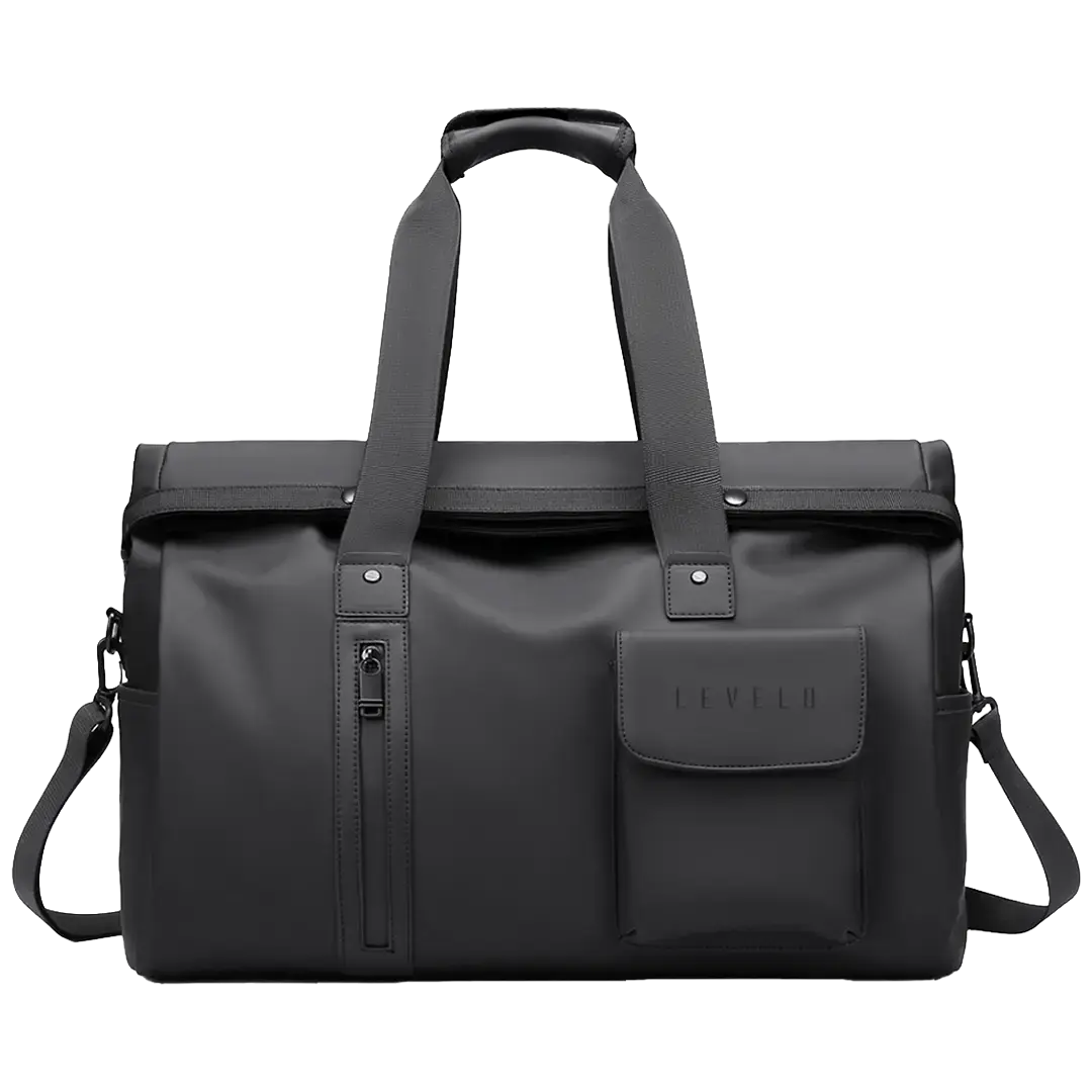 Levelo Monaco Travel Duffle Bag - Black
