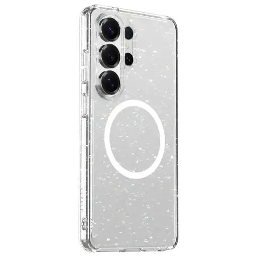 [LVLCLRMGC26UTR] Levelo Clara MagSafe Glitter Case for S26 Ultra - transparent