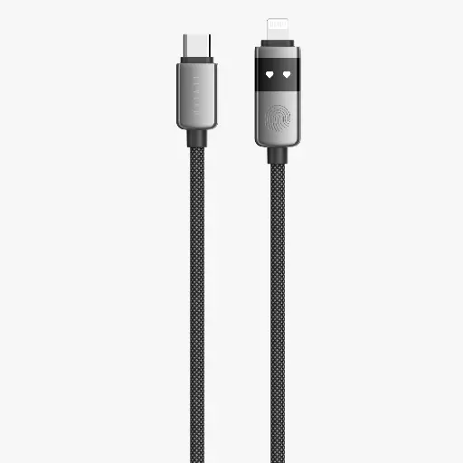 [LVLAG27W1MCLGY] Levelo Auge Smart Charge & Sync Cable USB -C To Lightning - Gray