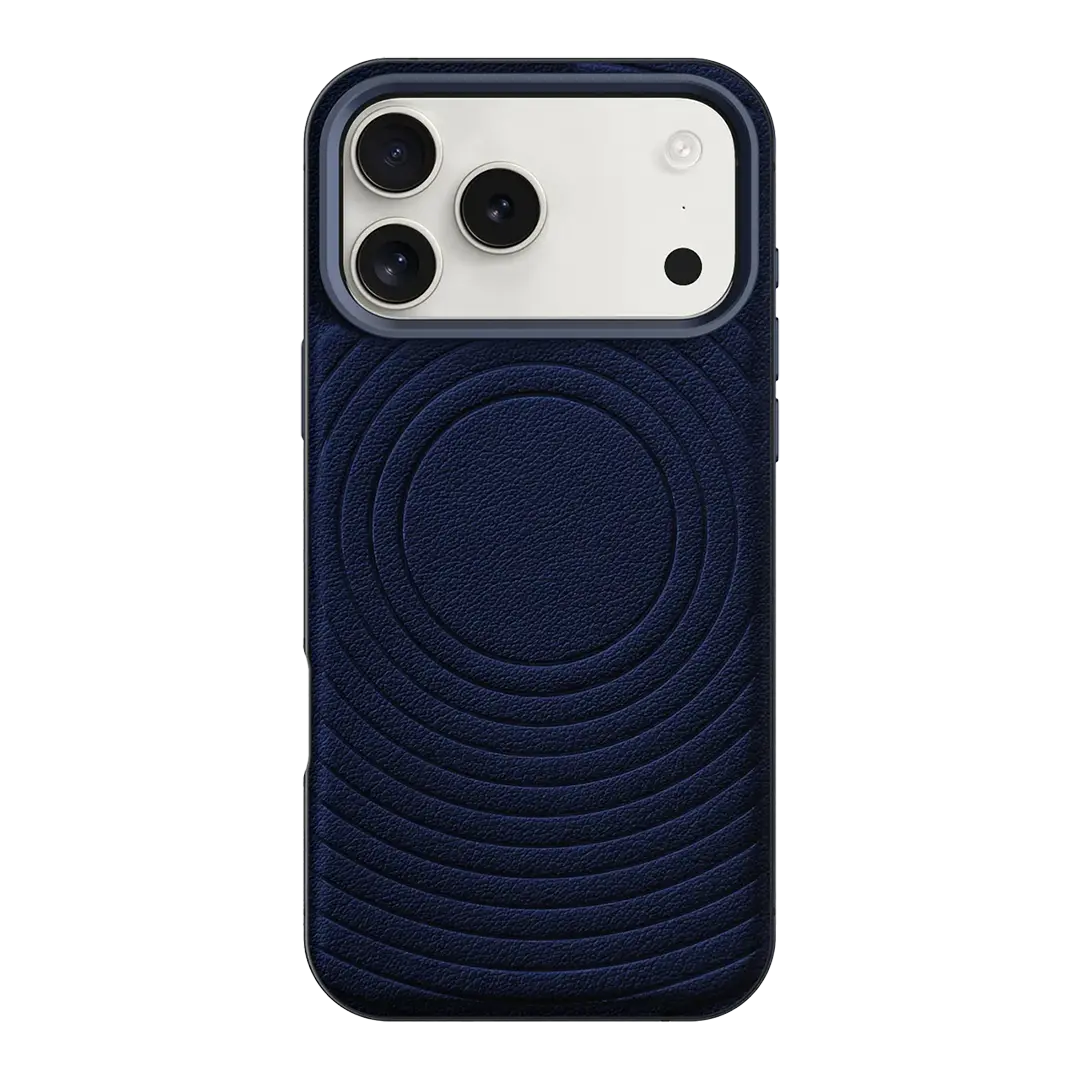 Levelo Spirale PU Leather Hybrid Case for iPhone 17 Pro Max