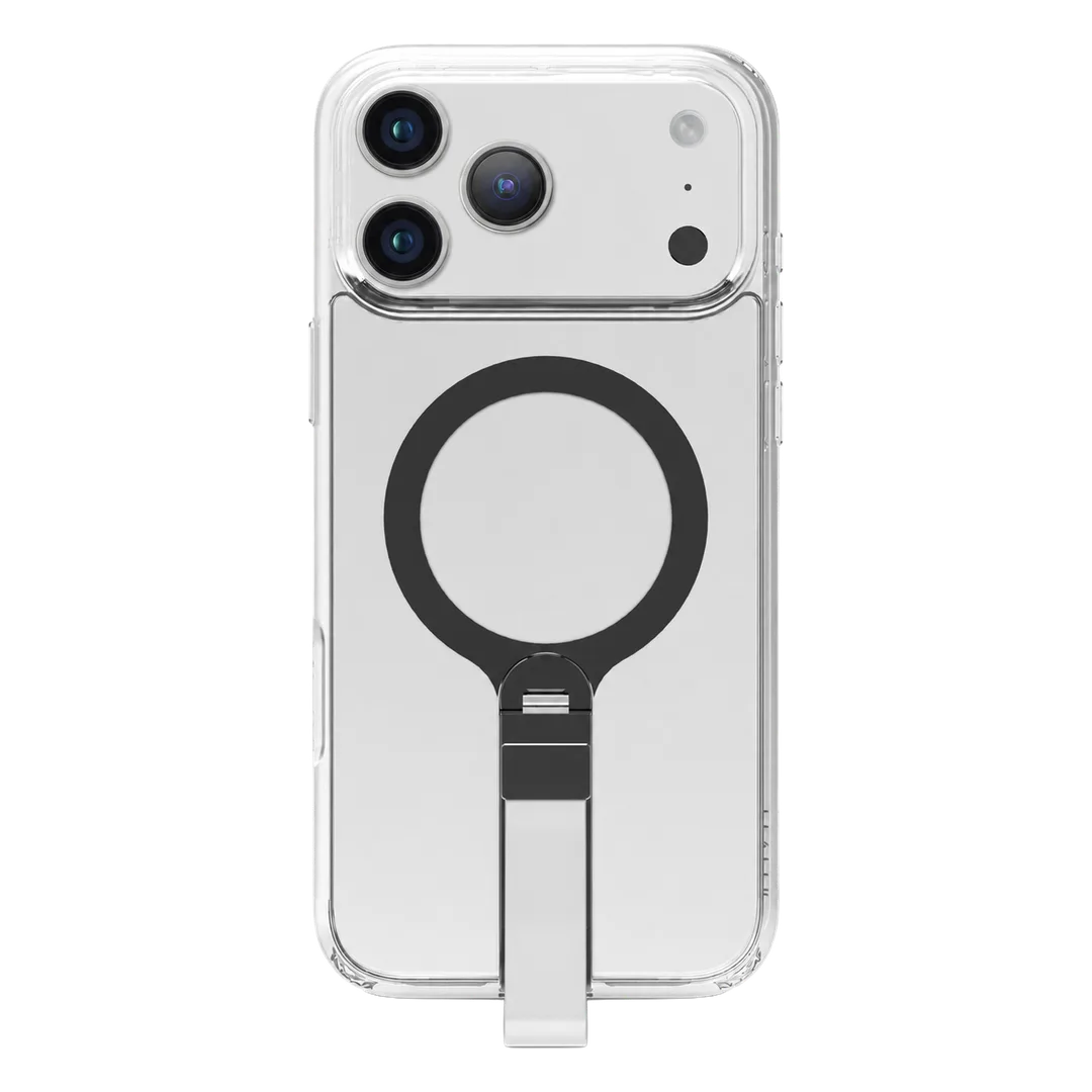 Levelo Spira MagSafe Case with MagGrip Clear Protection for iPhone 18/17 Pro / Pro Max