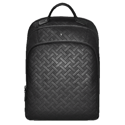 Levelo Gracia PU Leather Water Resistant Black Universal Backpack | Levelo