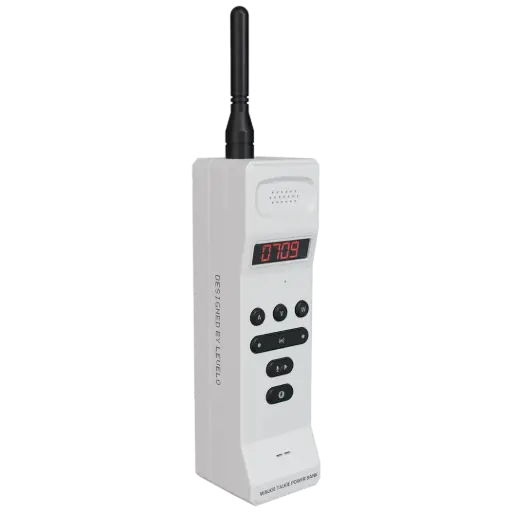 Levelo Revolt 20000mAh Walkie Talkie Power Bank - White - product