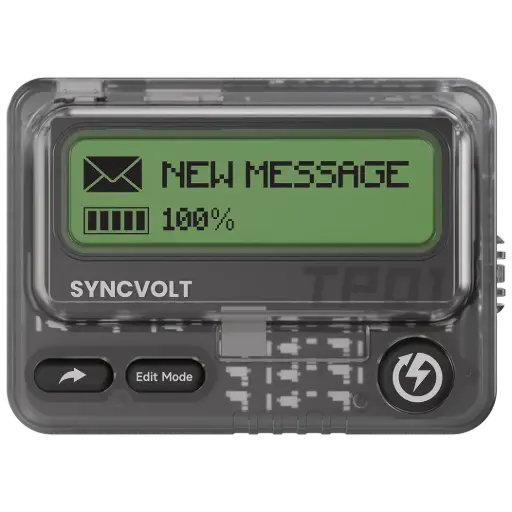 [LVLSYNCVOLTPB10KTR] Levelo Syncvolt 10000mAh Chatting Power Bank - Translucent