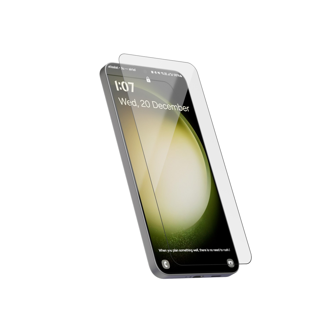 Levelo 2.5D Silk Print High Silicon Aluminum Glass HD Screen Protector For Samsung S24 / S24 Plus