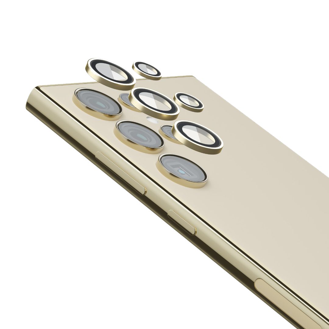 Levelo Quint Camera Lens For Samsung S24 Ultra - Titanium Gold