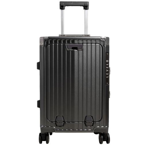[LVLRRTLGY] Levelo RoamRollers Travel Luggage - Grey	