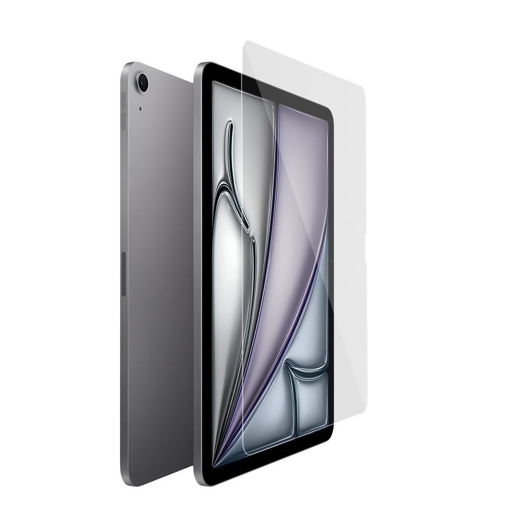 Levelo High Silicone Aluminum Glass HD Screen Protector for iPad 11" 2024 Series - Clear