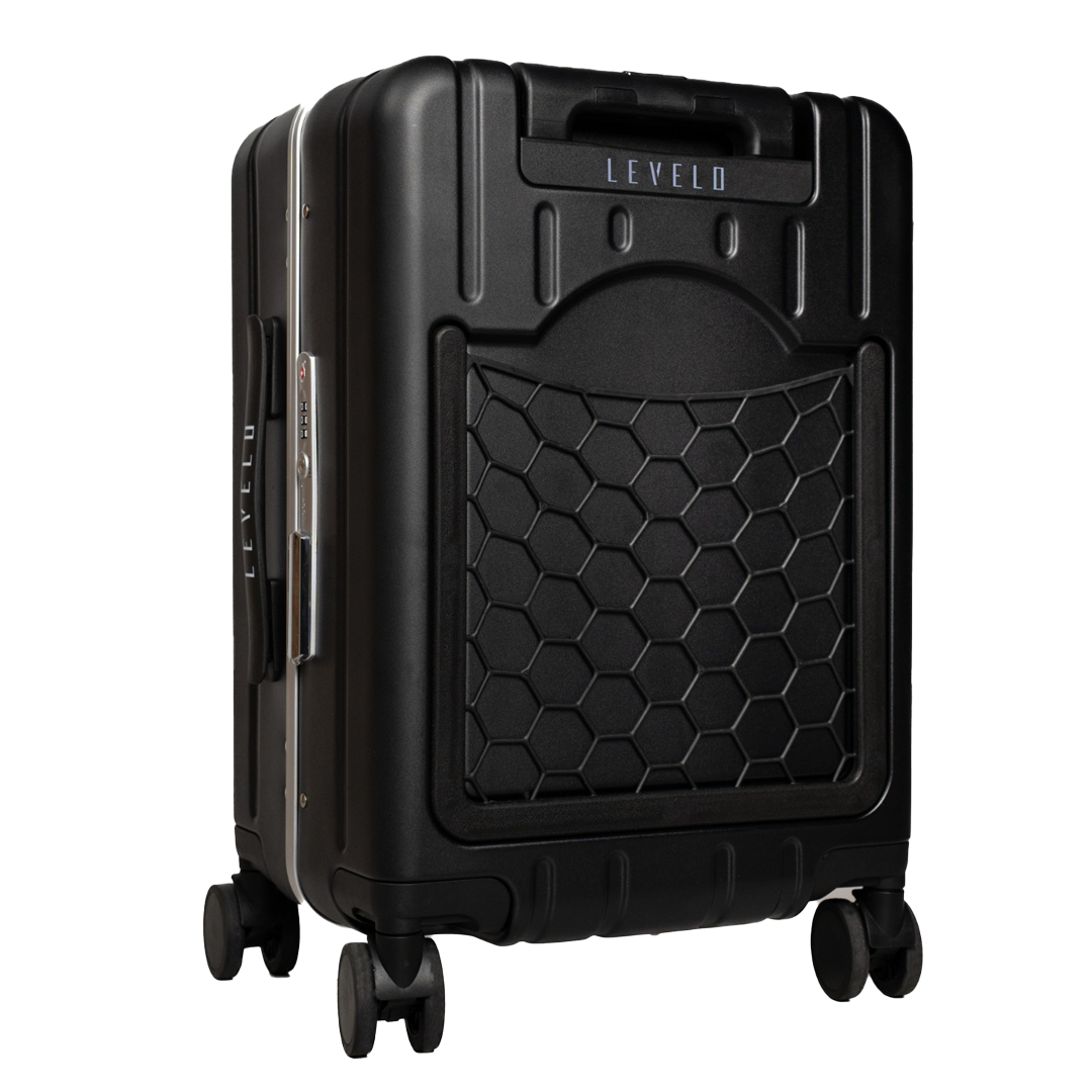 Levelo RoamCruiser 20" Travel Luggage with Detachable Kid Holder 