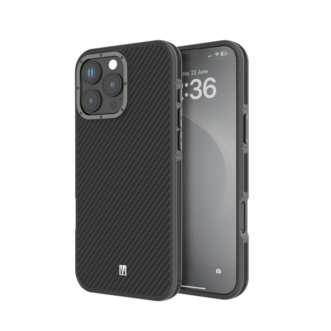 Levelo Ox Carbon Case For iPhone16 Pro Max/Pro