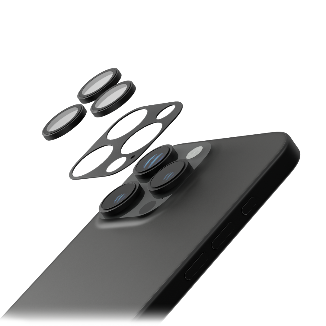 Levelo Trio Pro Camera Lens Protector for iPhone 16 Pro / Pro Max