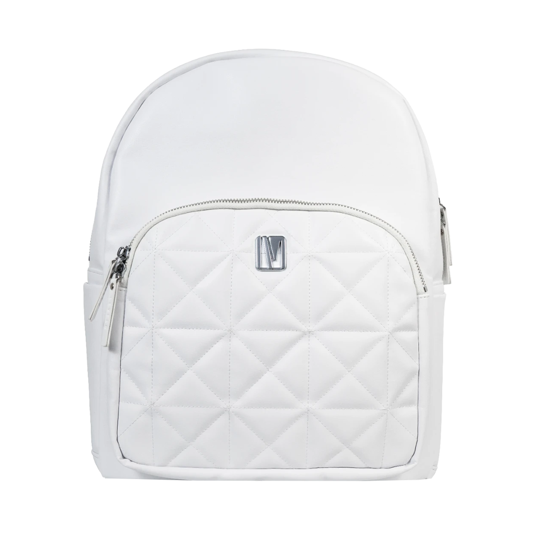 Levelo Albino Ladies Backpack - White