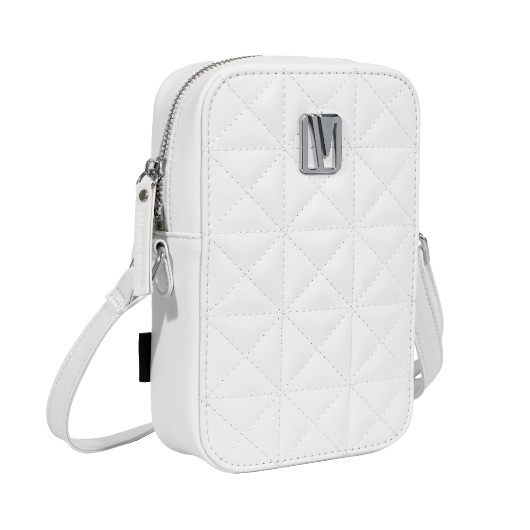 Levelo Albino Ladies Phone Pouch - White