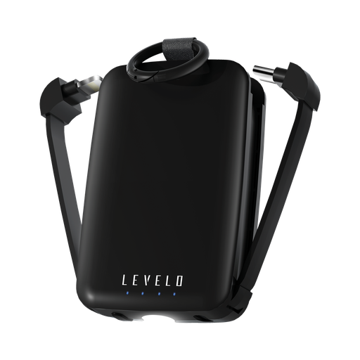 [LVLNANOPBBK] Levelo Nano Mini Portable KeyChain Power Bank 4000mAh - Black 