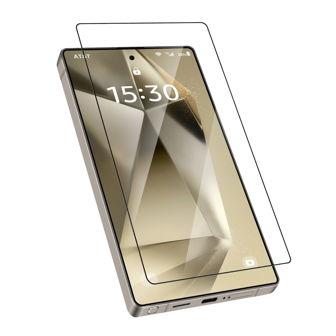 Levelo 2.5D Silk Print High Silicon Aluminum Glass AR Screen Protector for S25 Ultra