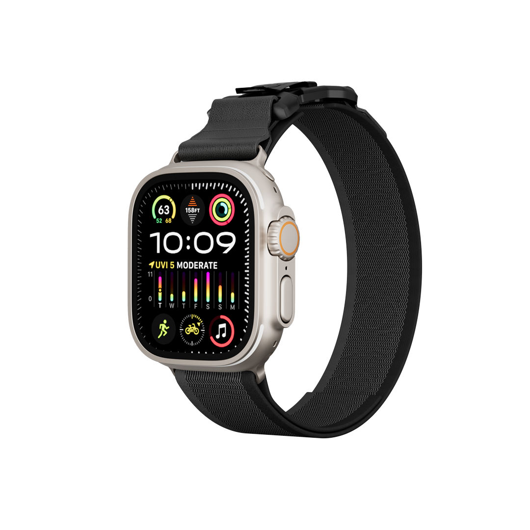 Levelo Rove Nylon Watch Strap With Metal Buckle